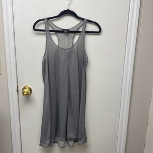 H&M Striped Loose Fit Racerback Dress